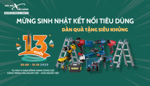 CHƯƠNG TRÌNH SINH NHẬT KẾT NỐI TIÊU DÙNG 13 TUỔI